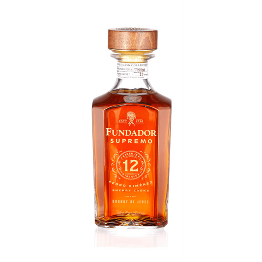 Fundador Brandy De Jerez Supremo Pedro Ximenez Sherry Casks Solera Gra - 1.0L - Front