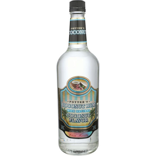 Potter's Coconut Flavored Rum 42 - 1.0L - Front