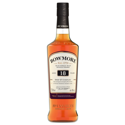 Bowmore Single Malt Scotch 18 Yr 86 - 750ML - Front