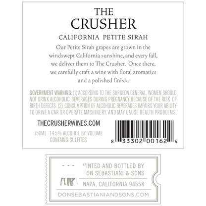 The Crusher Petite Sirah California 2019 - 750ML