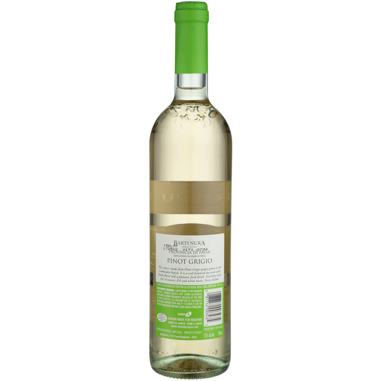 Bartenura Pinot Grigio Provincia Di Pavia - 750ML - Back