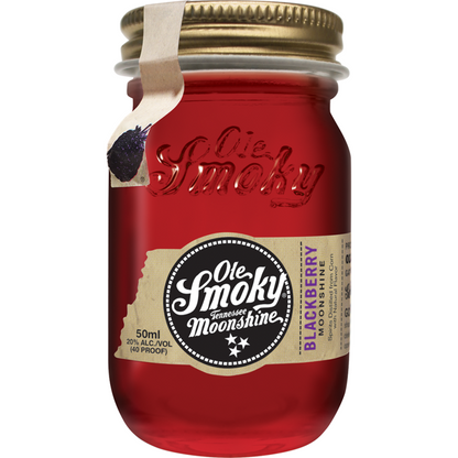 Ole Smoky Blackberry Moonshine 40 - 50ML - Front