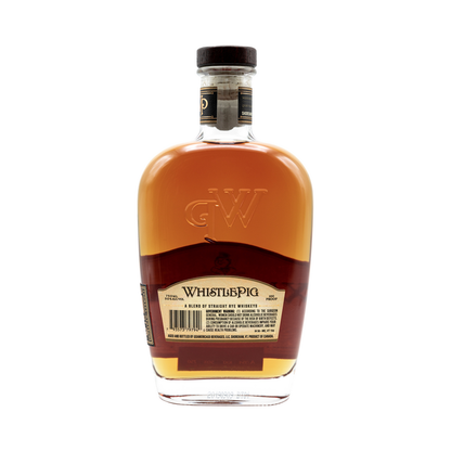 Whistlepig Straight Rye Whiskey 10 Yr 100 - 750ML - Back
