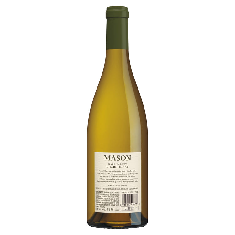 Mason Cellars Chardonnay Napa Valley 2022 - 750ML - Back