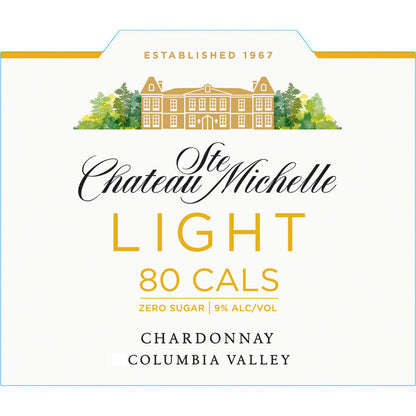 Chateau Ste. Michelle Chardonnay Light Columbia Valley - 750ML - Front Label