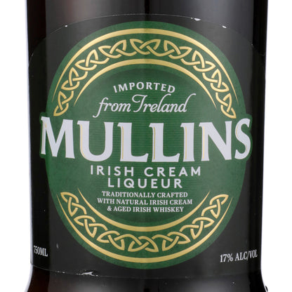 Mullins Irish Cream Liqueur 34 - 750ML - Front Label
