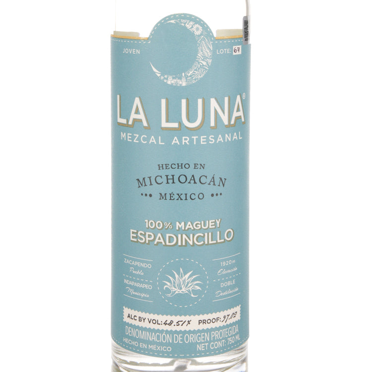 La Luna Mezcal Espadincillo 97.02 - 750ML - Front Label