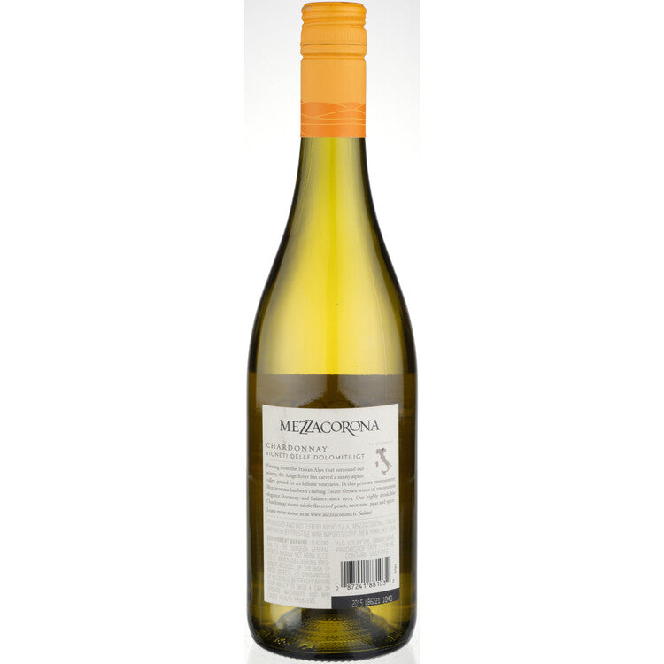 Mezzacorona Chardonnay Vigneti Delle Dolomiti - 750ML - Back