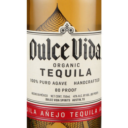 Dulce Vida Tequila Anejo 80 - 750ML - Front Label