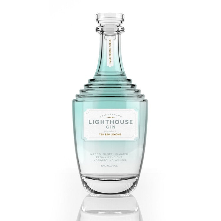Lighthouse Dry Gin Yen Ben Lemons 80 - 750ML - Front