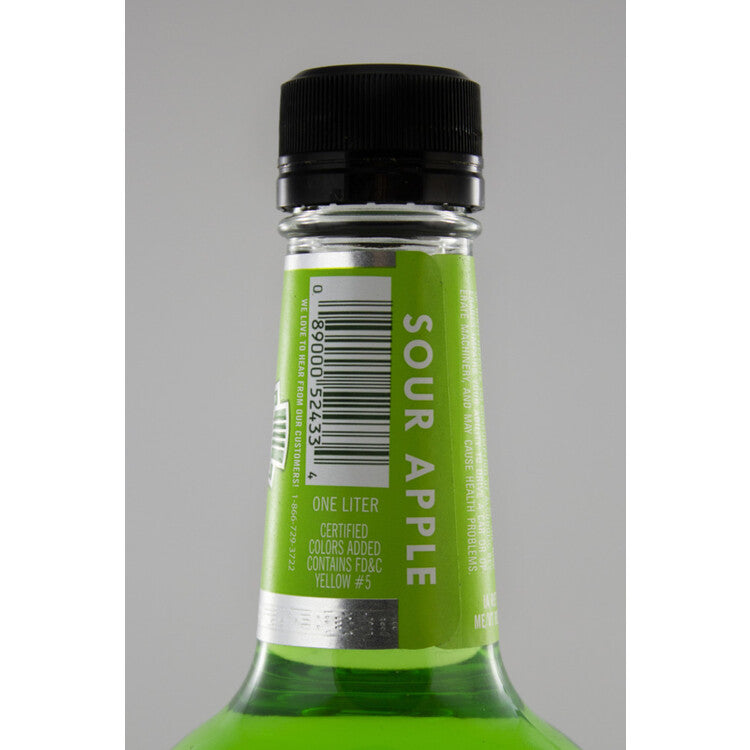 Mr. Boston Sour Apple Schnapps 30 - 1.0L - Back