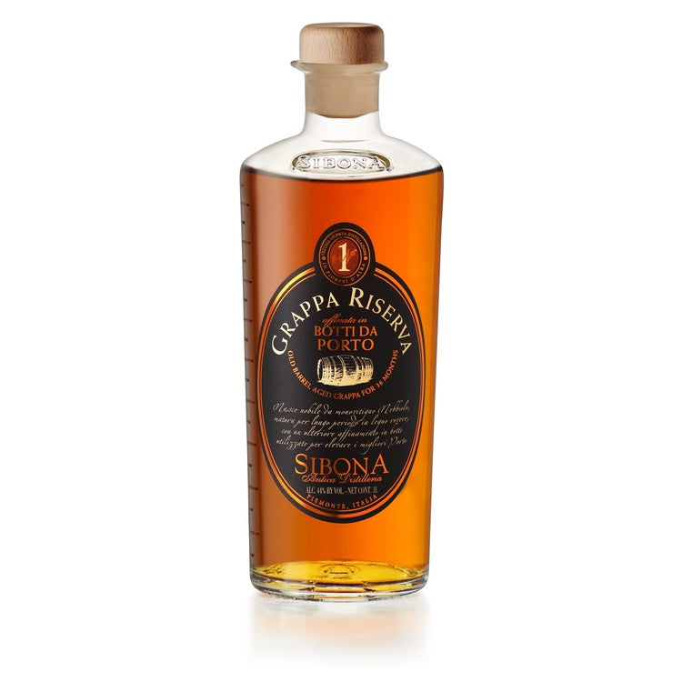 Sibona Grappa Riserva Old Barrel Aged In Port Barrels 88 - 1.0L - Front