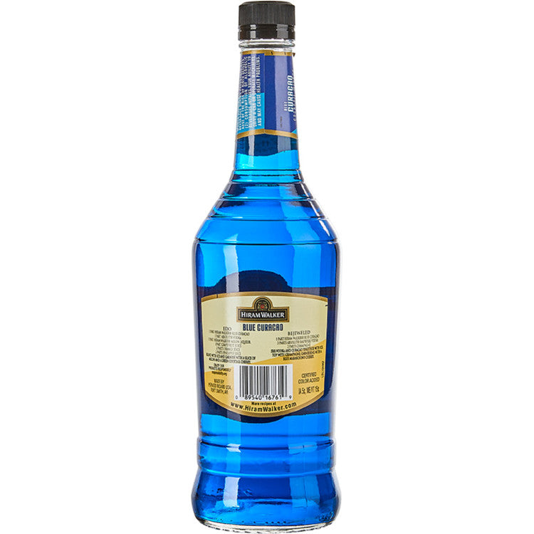 Hiram Walker Curacao Blue 30 - 750ML - Back