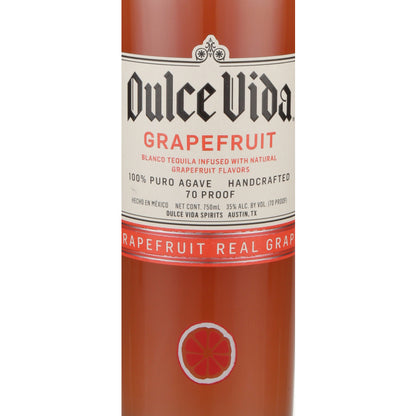 Dulce Vida Grapefruit Flavored Tequila 70 - 750ML - Front Label