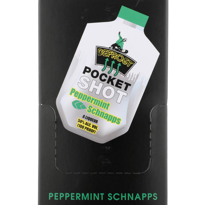 Defrost Peppermint Schnapps 100 - 50ML - Front Label