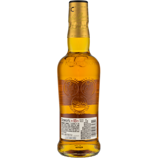Dewar's Blended Scotch Special Reserve 15 Yr 80 - 375ML - Back