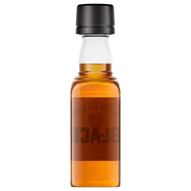 Jim Beam Straight Bourbon Black 7 Yr 90 - 50ML - Back