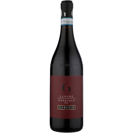 Garesio Nebbiolo Langhe 2021 - 750ML - Front