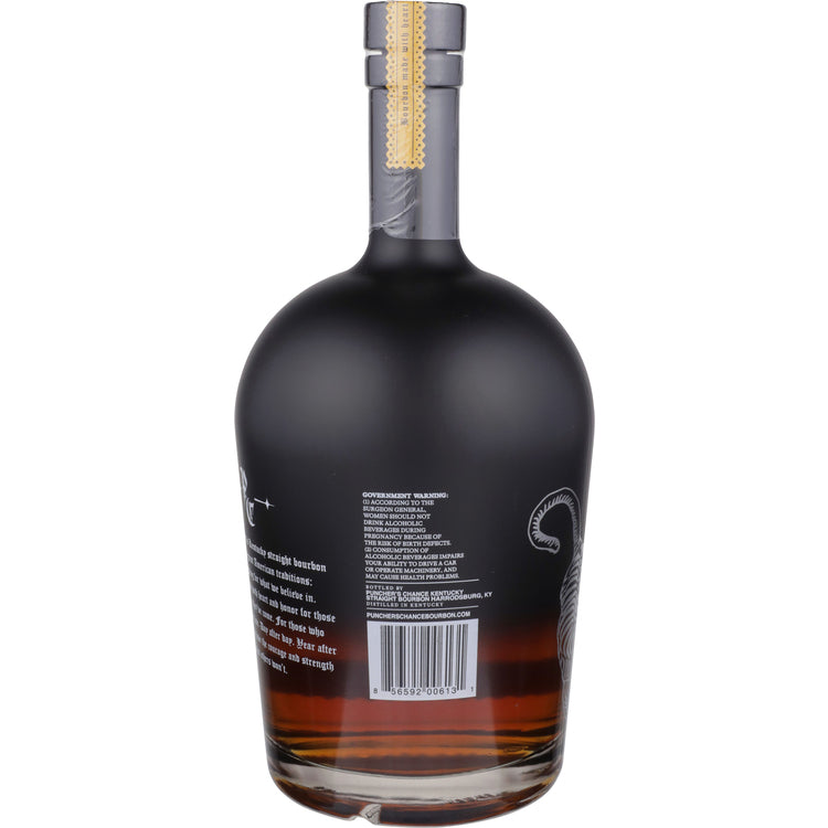 Puncher's Chance Straight Bourbon 90 - 1.75L - Back