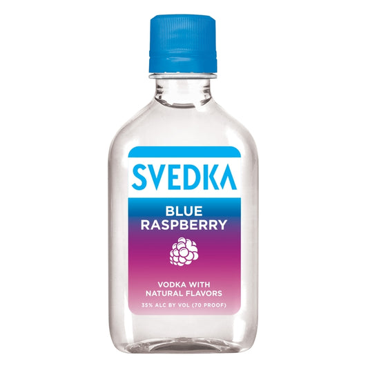 Svedka Blue Raspberry Flavored Vodka 70 - 375ML - Front