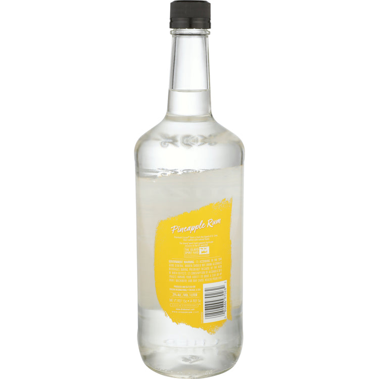 Cruzan Pineapple Flavored Rum 42 - 1.0L - Back