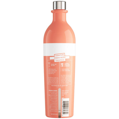 Svedka Peach Flavored Vodka 70 - 750ML - Back
