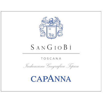 Capanna Toscana Bianco San Gio Bi 2024 - 750ML - Front Label