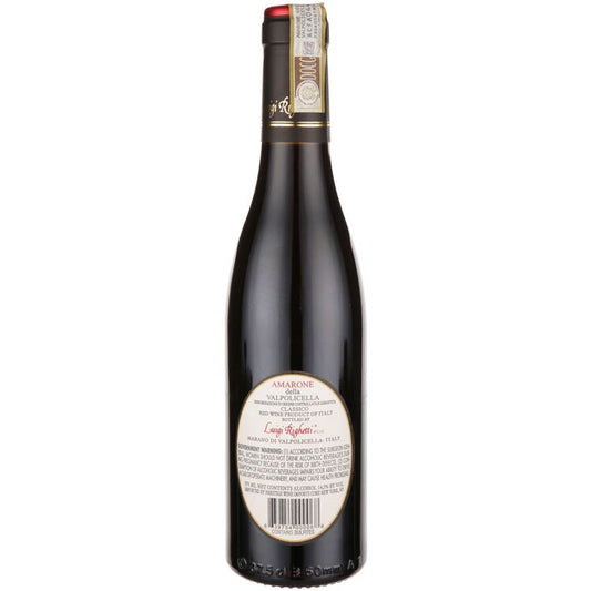 Luigi Righetti Amarone Della Valpolicella Classico Capitel De Roari 20 - 375ML - Back