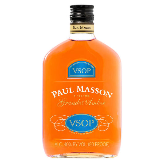 Paul Masson Brandy Grande Amber Vsop 4 Yr 80 - 375ML - Front