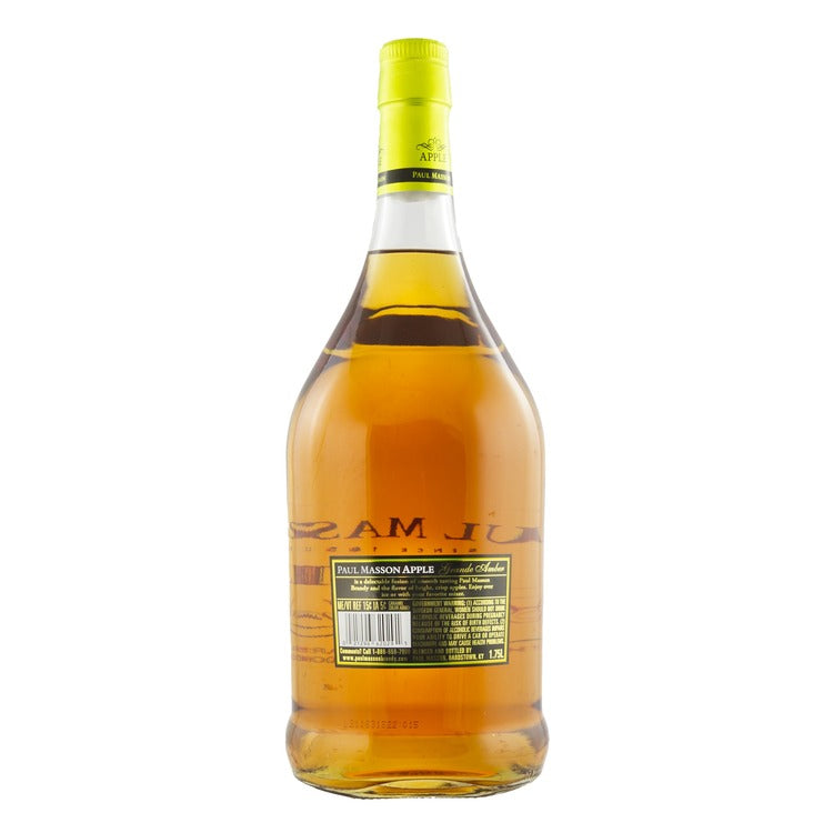 Paul Masson Apple Flavored Brandy Grande Amber 54 - 1.75L - Back