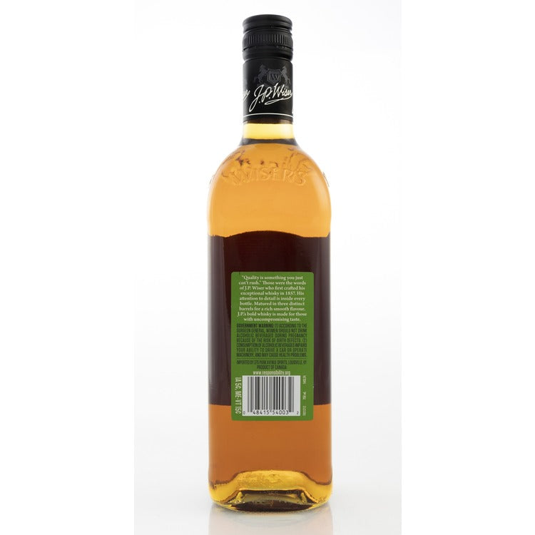 J.P. Wiser's Canadian Rye Whisky Triple Barrel 90 - 750ML - Back