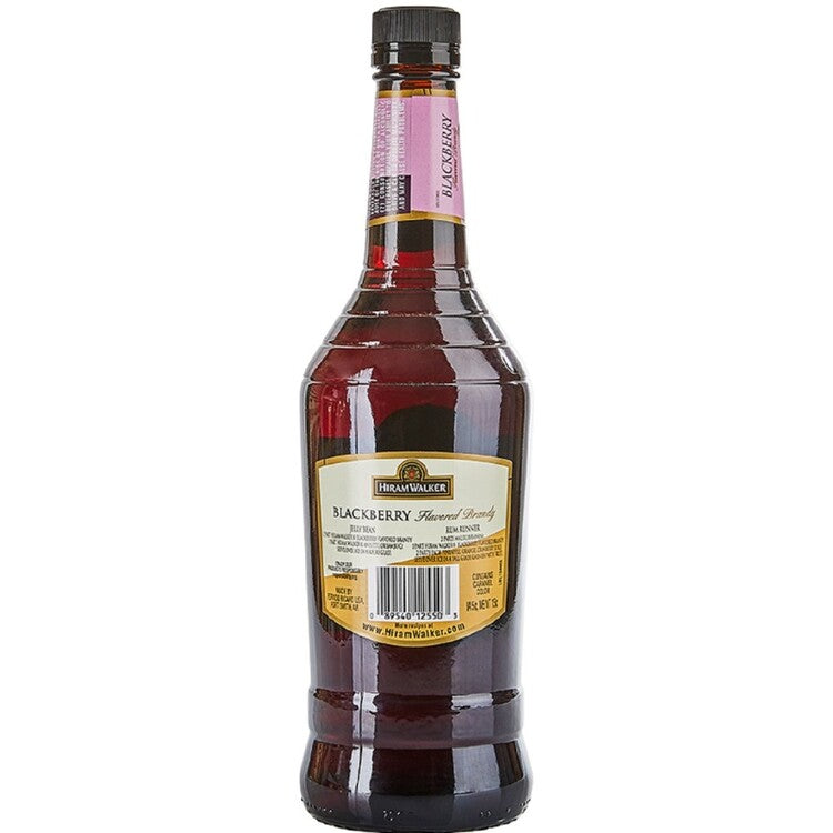 Hiram Walker Blackberry Flavored Brandy 70 - 750ML - Back