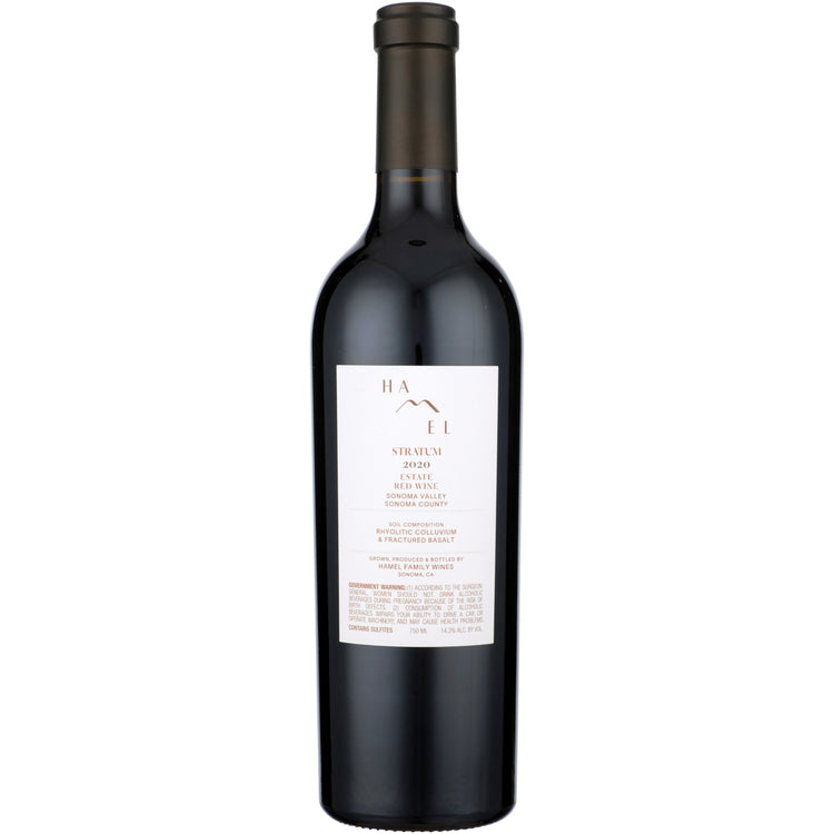 Hamel Family Wines Red Wine Stratum Sonoma Valley 2020 - 750ML