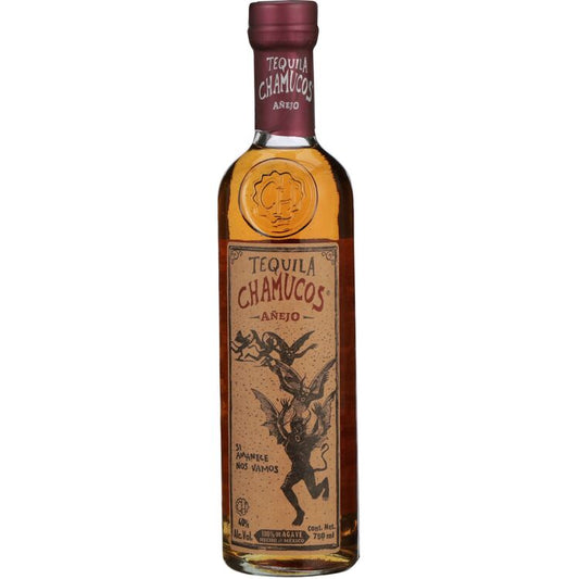 Chamucos Tequila Anejo 80 - 750ML - Front