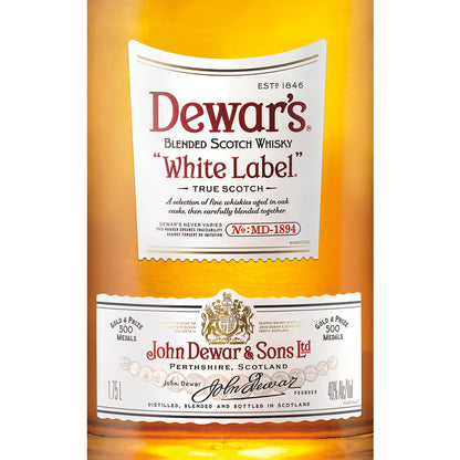 Dewar'S Blended Scotch White Label 80 - 1.75L