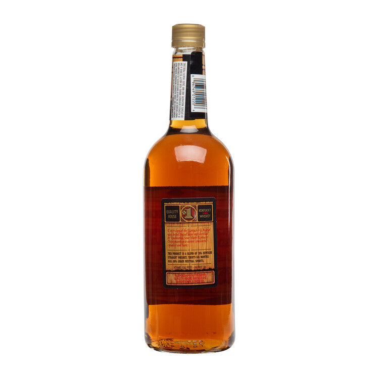 Quality House Blended Whiskey 80 - 1.0L - Back