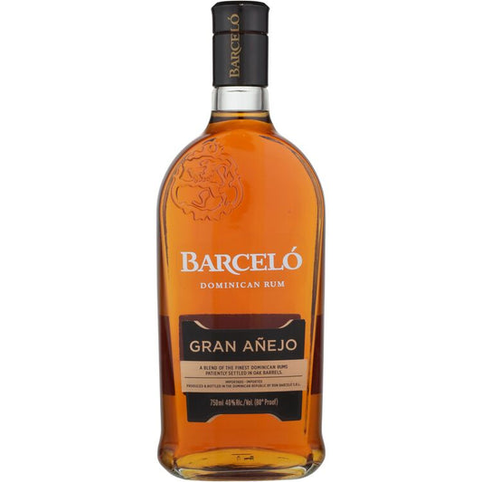 Ron Barcelo Aged Rum Gran Anejo 80 - 750ML - Front