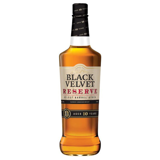 Black Velvet Canadian Whisky Reserve Select Stock 10 Yr 80 - 750ML