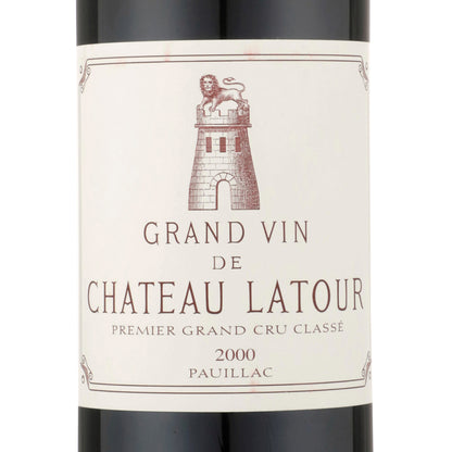 Chateau Latour Pauillac 2000 Wood Box - 750ML - Front Label