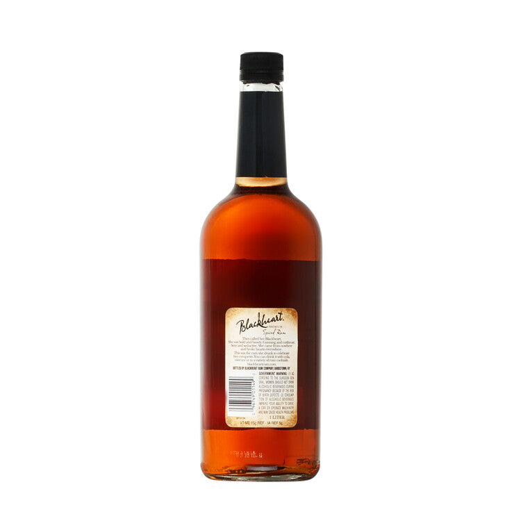 Blackheart Spiced Rum 93 - 1.0L - Back