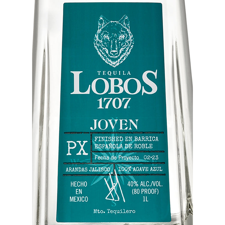 Lobos 1707 Tequila Joven 80 - 1.0L - Front Label