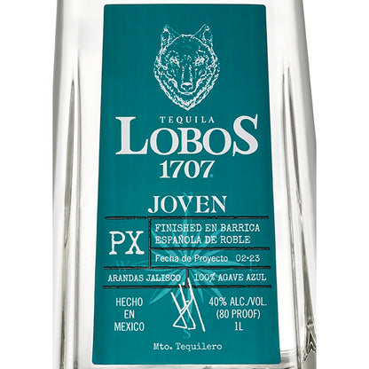 Lobos 1707 Tequila Joven 80 - 1.0L - Front Label
