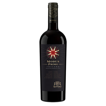 Ruffino Toscana Rosso Modus Primo 2019 Wood Box - 750ML - Front