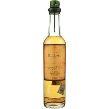 Ilegal Mezcal Anejo 80 - 375ML - Front