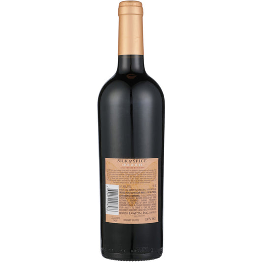 Silk & Spice Red Wine Silk Route Portugal 2022 - 750ML - Back