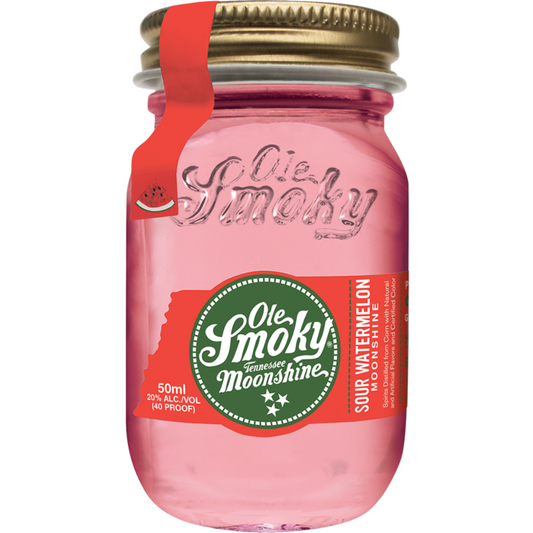 Ole Smoky Sour Watermelon Moonshine 40 - 50ML - Front