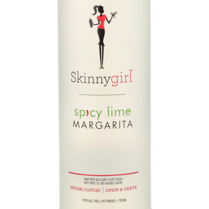 Skinnygirl Spicy Lime Margarita 19.9 - 750ML - Front Label