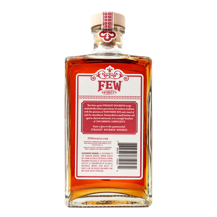 Few Straight Bourbon 93 - 750ML - Back