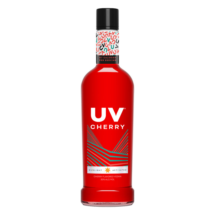 Uv Cherry Flavored Vodka 60 - 1.0L - Front