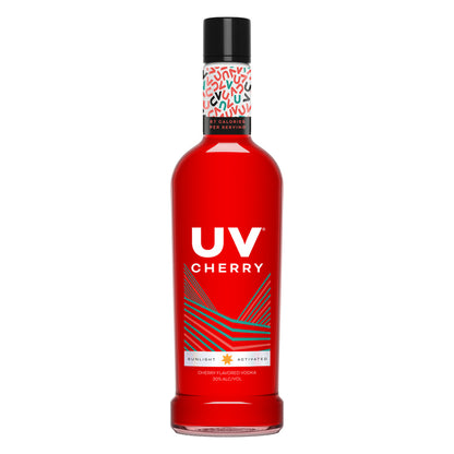 Uv Cherry Flavored Vodka 60 - 1.0L - Front